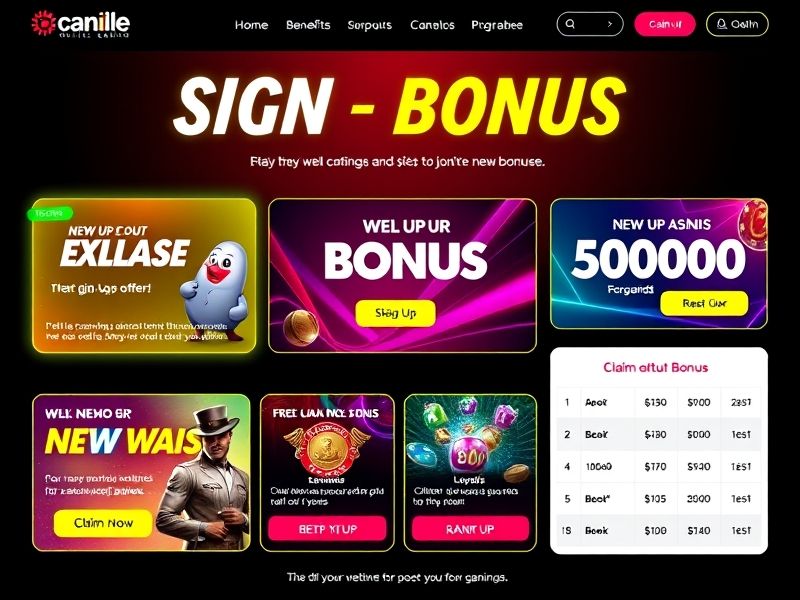 Discover the latest new online casino sign up bonus deals for 2024. Compare welcome offers, free spins, and bonus codes to maximize your gambling experience.